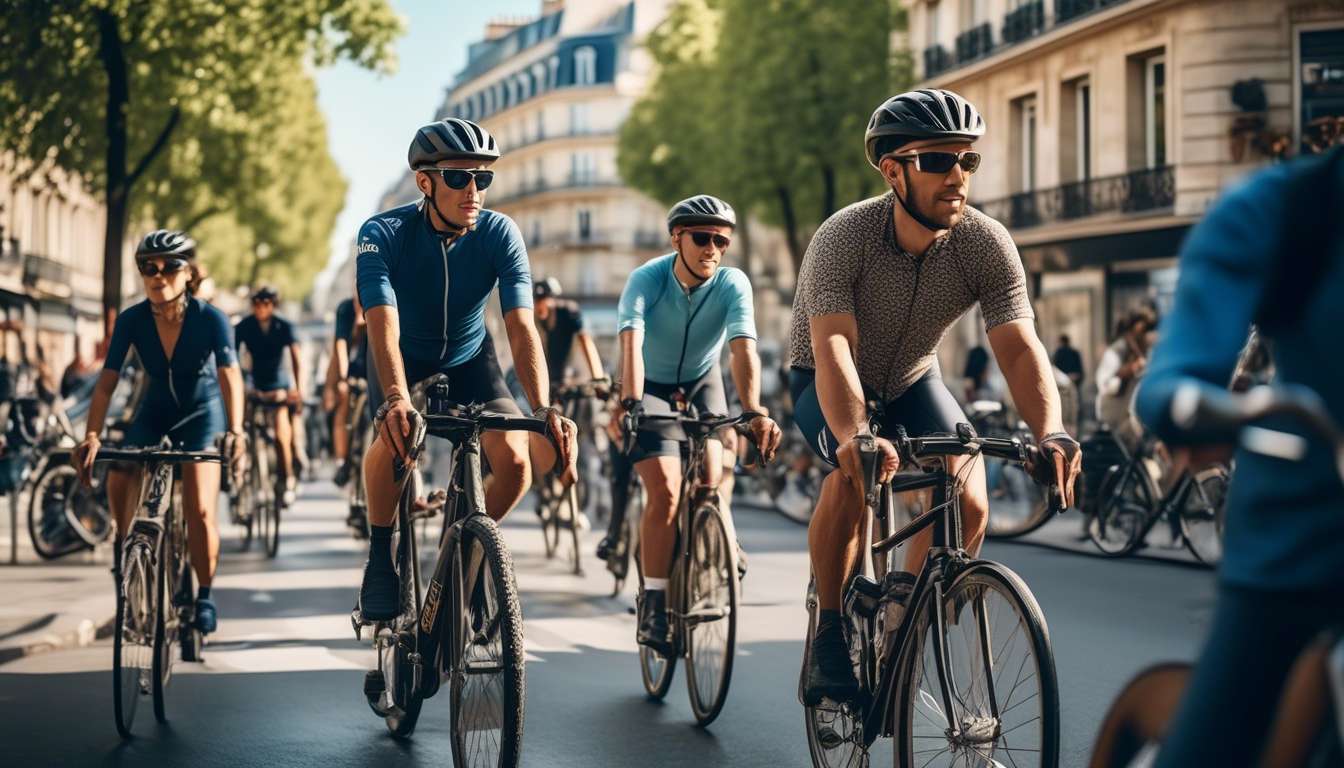 Découvrez le quotidien des cyclistes à Paris en direct